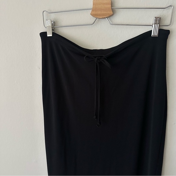 Gap Y2K Maxi Back Slit Pencil Skirt in Black Size M - Picture 2 of 6